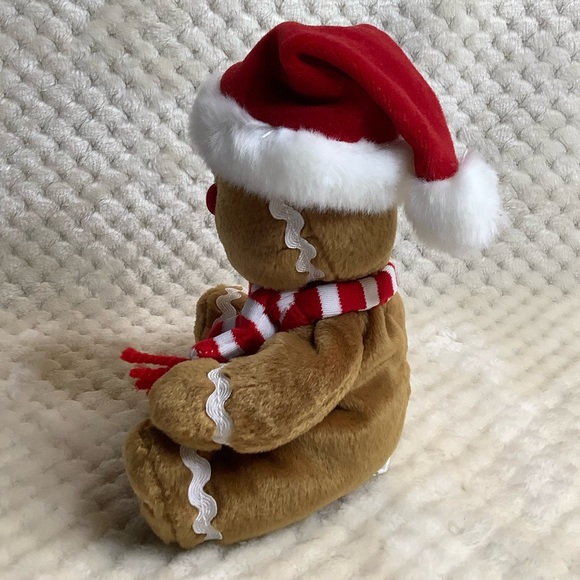 SEARS Plush Ginger Bell 2004 Exclusive Gingerbread Man Stuffed Animal No Tag - Picture 7 of 12